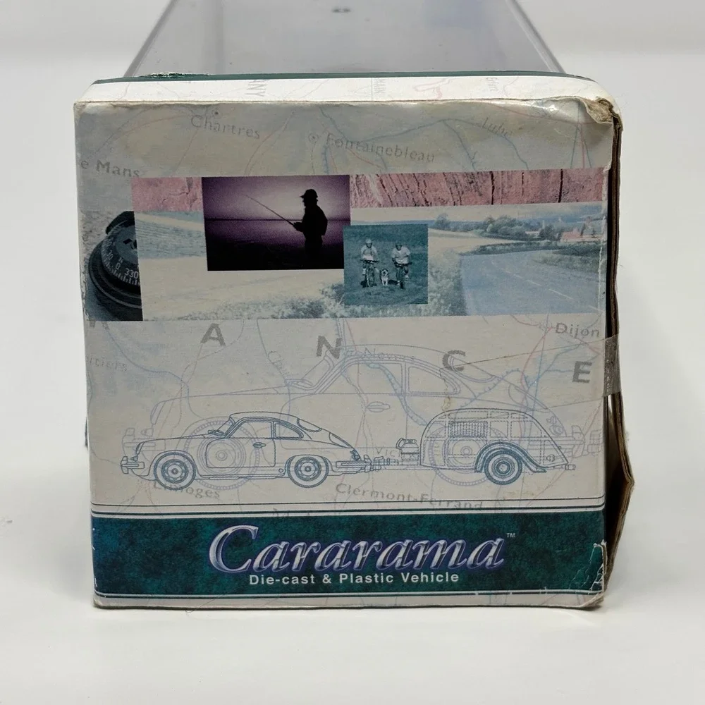 Mercedes-Benz 300 SL Roadster w Trailer Gray 1:43 Cararama Diecast